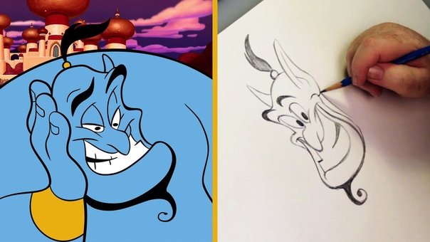 How to Draw Genie from Aladdin, Disney