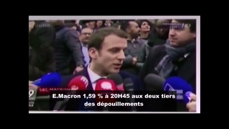 Présidentielle volée En 2017, Macron navait obtenu que 1, 59 , aux deux tiers des
