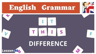 The Difference between IT and THIS  English Grammar lesson