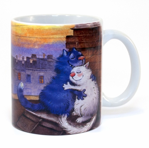 кружка синий кот. посуда с синими котами. кружки с синими котами. кружка лефард синие коты. кружка lefard котики 400 мл.