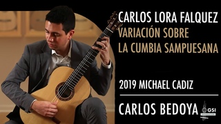 Carlos Bedoya plays Variacin Sobre La Cumbia Sampuesana by Carlos Lora Falquez on a Michael Cadiz