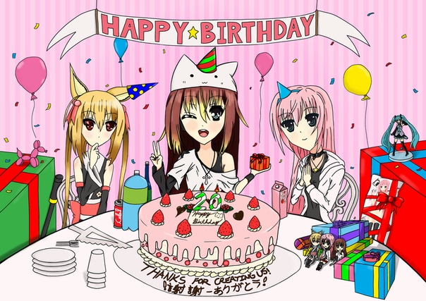 Happy birthday anime pics
