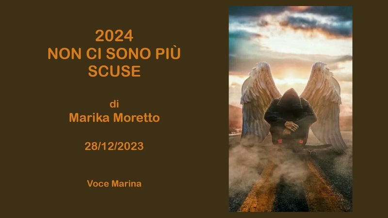 2024 NON CI SONO PIÙ SCUSE, di Marika Moretto, 28, 12,