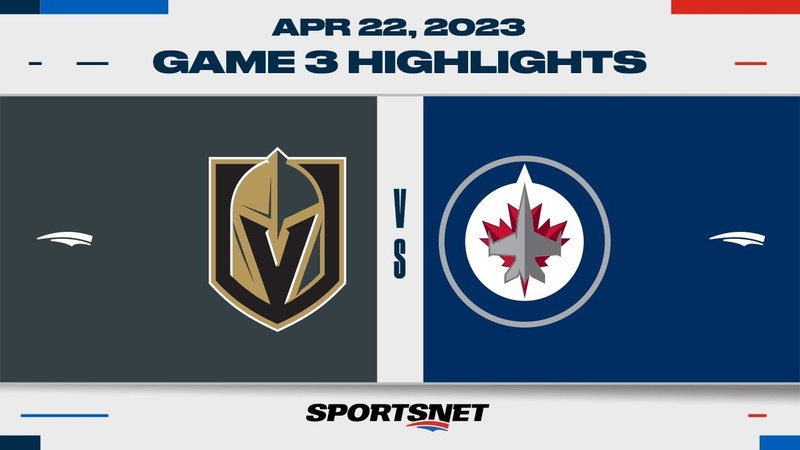 NHL Game 3 Highlights, Golden Knights vs. Jets April 22,