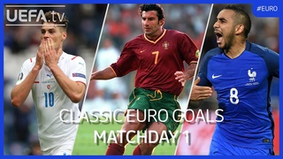 Classic EURO Goals  | Matchday 1 | Schick, Figo, Payet...