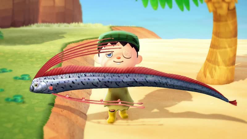 Toss Boy Caught An OARFISH In Animal Crossing New