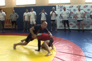 Семинар Федора Емельяненко. Проход в ноги и защита от него (takedown defence by Fedor)