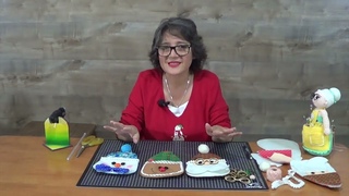 Cubre servicios, tro navideo. Incluye moldes (Caja de informacin). Yasna Pino. Casa Puchinni.