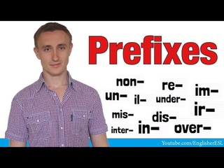 ПРИСТАВКИ в английском / PREFIXES