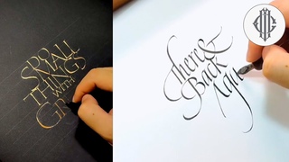 AMAZING CALLIGRAPHY & LETTERING WITH A BRUSH AND DIP PEN