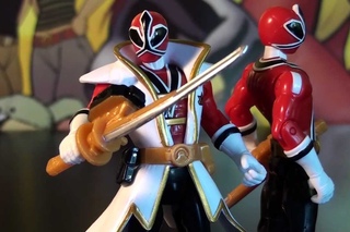R167 Bandai Power Rangers Samurai Super Samurai Red Ranger Action Figure Review