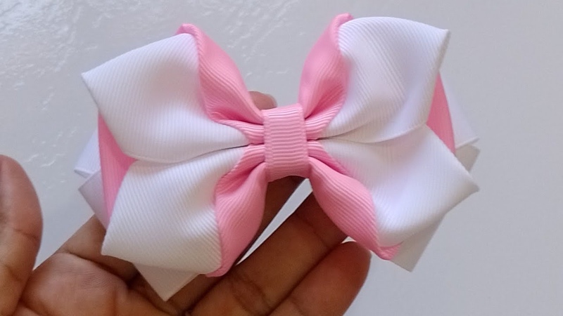 PAP Laço de Gorgurão Lindo e FÁ CIL Diy Pap SIMPLES de