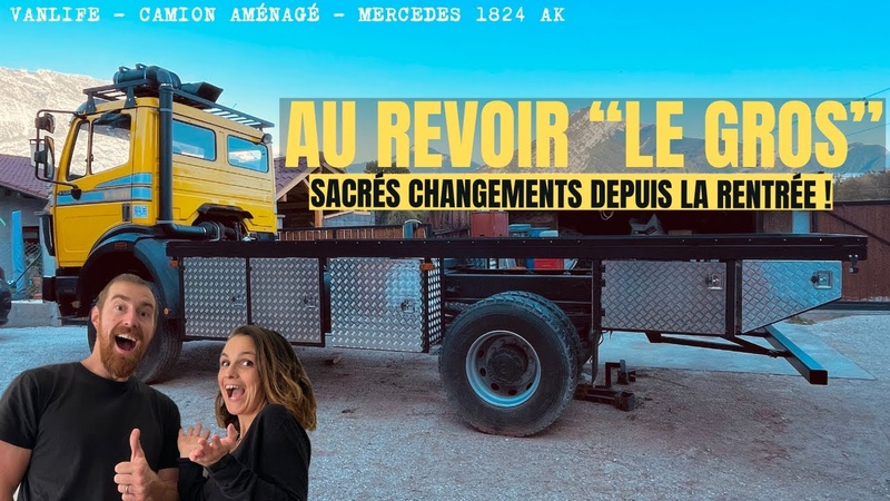 TRANSFORMATION DUN CAMION 4x4 en CAMPING CAR OFFROAD : Ç A PREND FORME ET ON LUI DONNE ENFIN UN