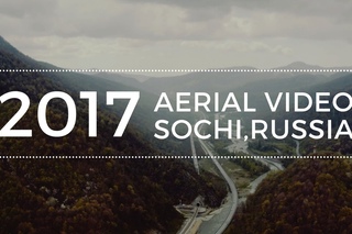 Красивое видео о Сочи 2017. Аэросъемка 4К. Горки Город, Олимпийский Парк.