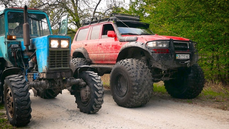 Offroad. BIGFOOT ПОСПОРИЛ с ТРАКТОРОМ Новая
