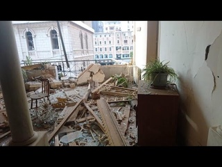 Beirut, i danni riportati dal convento della Custodia di Terra Santa a seguito dellesplosione