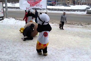 MORTAL KOMBAT!!! Панды против Гамбургера