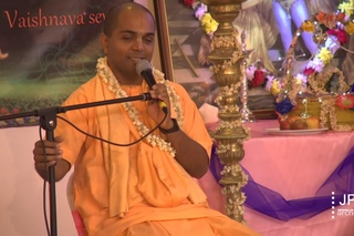 20170923 Maha Varaha Prabhu gave a talk at the London JPS disciple's retreat