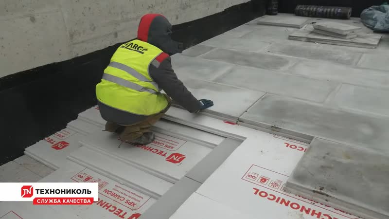 Утепление кровли панелями Сэндвич ТЕХНОНИКОЛЬ Ц