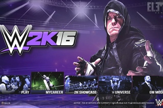 WWE 2K16 Demo - Undertaker Main Menu Option PS4/XB1 Notion