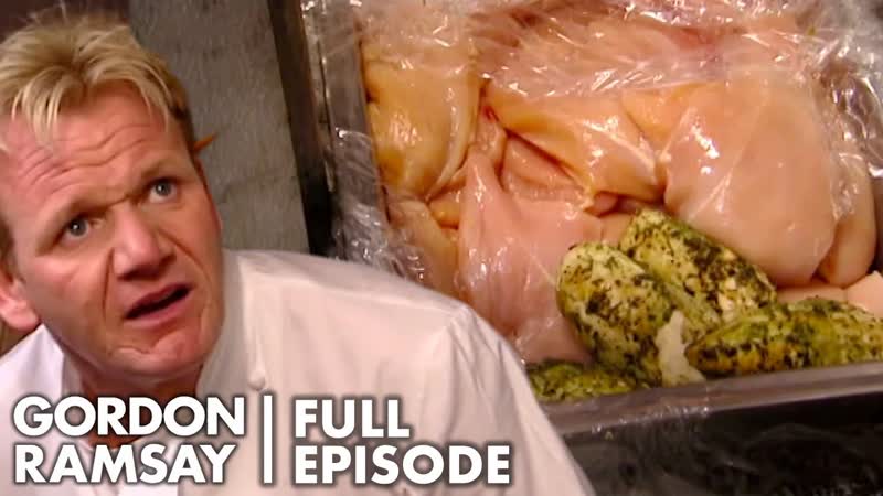 Gordon Ramsay FURIOUS Over Raw Cooked Chicken Kept Together, Kitchen Nightmares Full