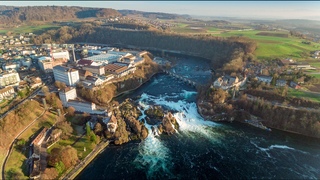 Biggest Waterfall in Europa - Rheinfall Schaffhausen, CH