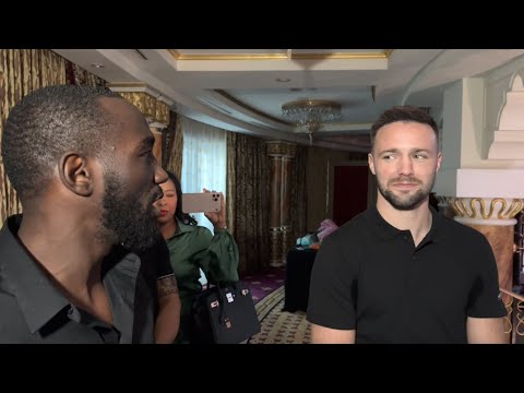 OH, IM F HIM UP TERENCE CRAWFORD TELLS JOSH TAYLOR AS THEY DISCUSS A POTENTIAL