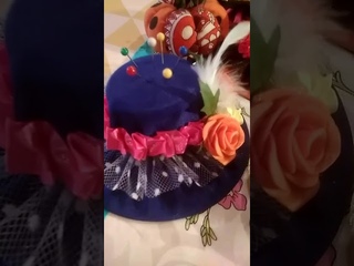 Игольница “Шляпка“. Лучший подарок для рукодельницы!!!