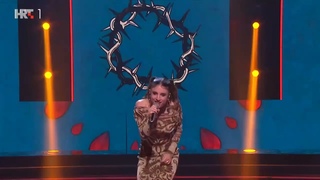 Angelina Mango ospite alla tv croata. (Zvijezde pjevaju, HRT1,  - 21:20)
