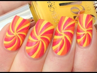 Summer Swirl Nail Art Tutorial