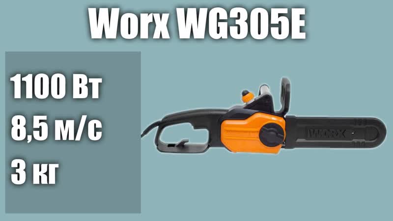 Электрическая цепная пила Worx WG305