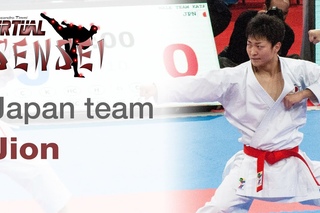 Japan male team - Kata Jion - 21st WKF World Karate Championships Paris Bercy 2012