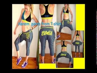 Harem Pants From Zumba T-Shirt