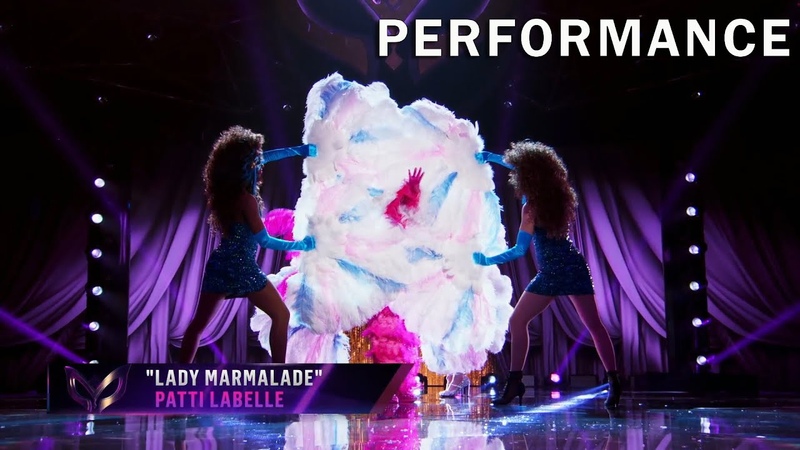 Flamingo sings Lady Marmalade by Patti Labelle, THE MASKED SINGER, SEASON