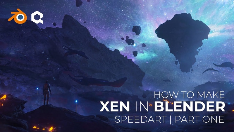 How Rutger van de Steeg created Xen in Blender, Part