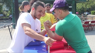 Armwrestling in Manhattan; Армрестлинг в Манхэттене 2021