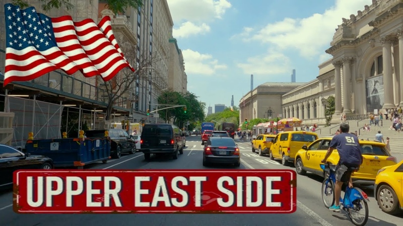 DRIVING in UPPER EAST SIDE, Manhattan, New York City, UNITED STATES I 4 K