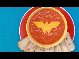 WONDER WOMAN TOMATO SOUP - NERDY NUMMIES