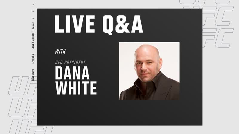 Fan QA With UFC President Dana White, UFC