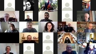 WEB SYMPOSIUM-Приветственные слова-Католикос Гарегин II, М. Пиотровский, Каролина Кокс, Лорд Кэри...