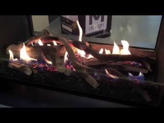 Горение в двухфасадных газовых топках М-Дизайн Даймонд