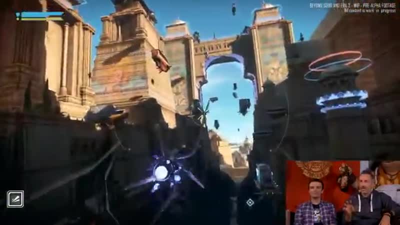 Petite balade en vaisseau et en hoverbike en multi joueur dans la mégalopole Ganesha City Preé alpha