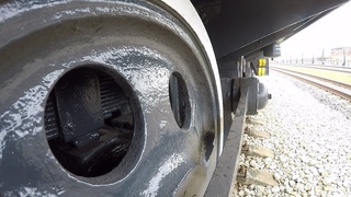 Дышловый механизм тепловоза ТГМ23В 1 / Coupling rods of TGM23V locomotive  1
