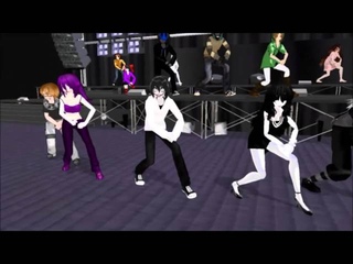 MMDCreepypasta~ gangnam style  +DL Motion