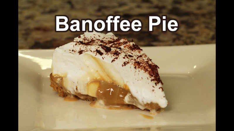 Banoffee Pie Recipe, Caramel Banana Whip Cream, Rockin Robin