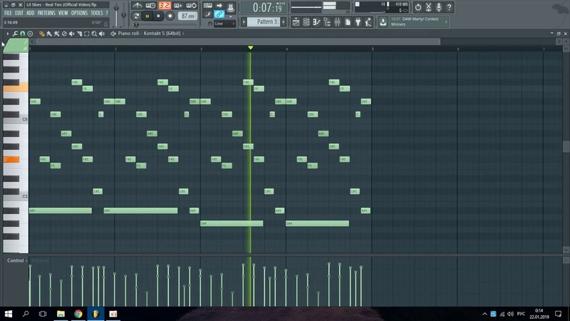 Lil Skies Real Ties ( Instrumental) +