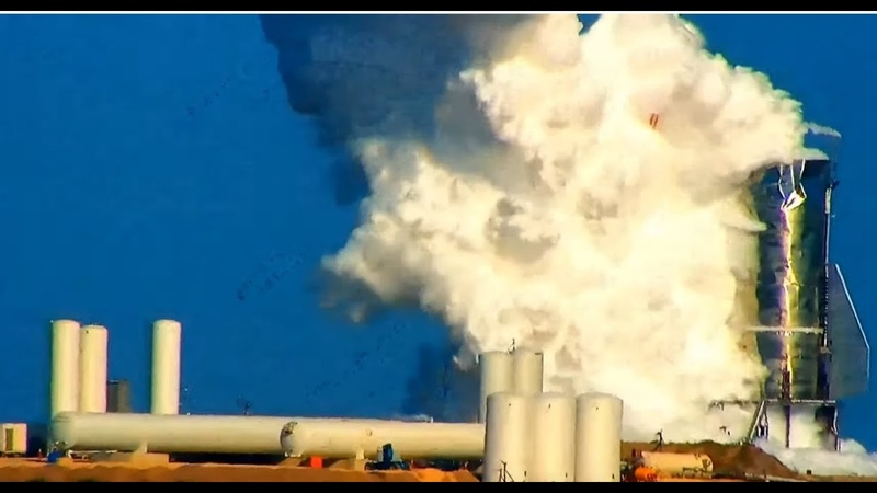 Space X Close Up Of MK1 Pressure Test