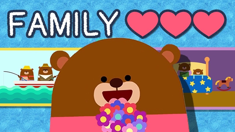 My Family Loves Me , Mommy Daddy Song, Wormhole English Music For