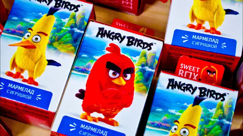 Энгри Бердс в Кино в сюрпризах от Sweet Box The Angry Birds Movie 2016 на