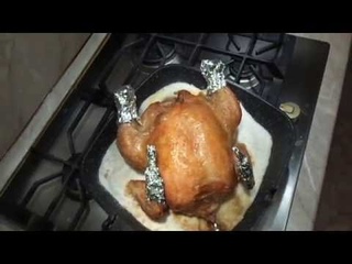 Курочка на соли. Вкусно, просто, красиво. Рецепт румяной, хрустящей и сочной курицы.